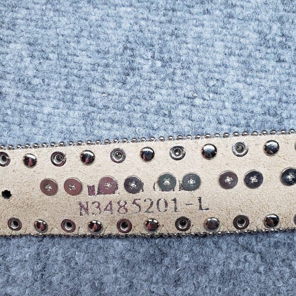 Nocona Belt Womens L Multicolor Adjustable Genuine Leather Embossed Cross New main image 6